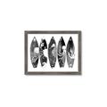 Picture of B&W Surfboards _GroupedProduct_Rectangle_Landscape_Framed_Matted_