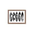Picture of B&W Surfboards _GroupedProduct_Rectangle_Landscape_Framed_Matted_