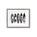 Picture of B&W Surfboards _GroupedProduct_Rectangle_Landscape_Framed_Matted_