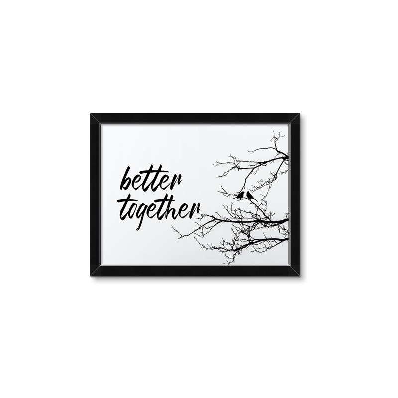 Picture of Better Together Branches _GroupedProduct_Rectangle_Landscape_Framed_Matted_
