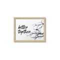 Picture of Better Together Branches _GroupedProduct_Rectangle_Landscape_Framed_Matted_
