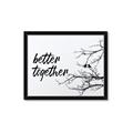 Picture of Better Together Branches _GroupedProduct_Rectangle_Landscape_Framed_Matted_