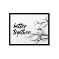 Picture of Better Together Branches _GroupedProduct_Rectangle_Landscape_Framed_Matted_