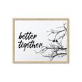 Picture of Better Together Branches _GroupedProduct_Rectangle_Landscape_Framed_Matted_