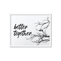 Picture of Better Together Branches _GroupedProduct_Rectangle_Landscape_Framed_Matted_