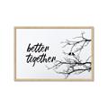 Picture of Better Together Branches _GroupedProduct_Rectangle_Landscape_Framed_Matted_