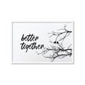Picture of Better Together Branches _GroupedProduct_Rectangle_Landscape_Framed_Matted_