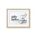 Picture of Better Together Branches _GroupedProduct_Rectangle_Landscape_Framed_Matted_
