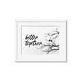 Picture of Better Together Branches _GroupedProduct_Rectangle_Landscape_Framed_Matted_