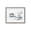 Picture of Better Together Branches _GroupedProduct_Rectangle_Landscape_Framed_Matted_