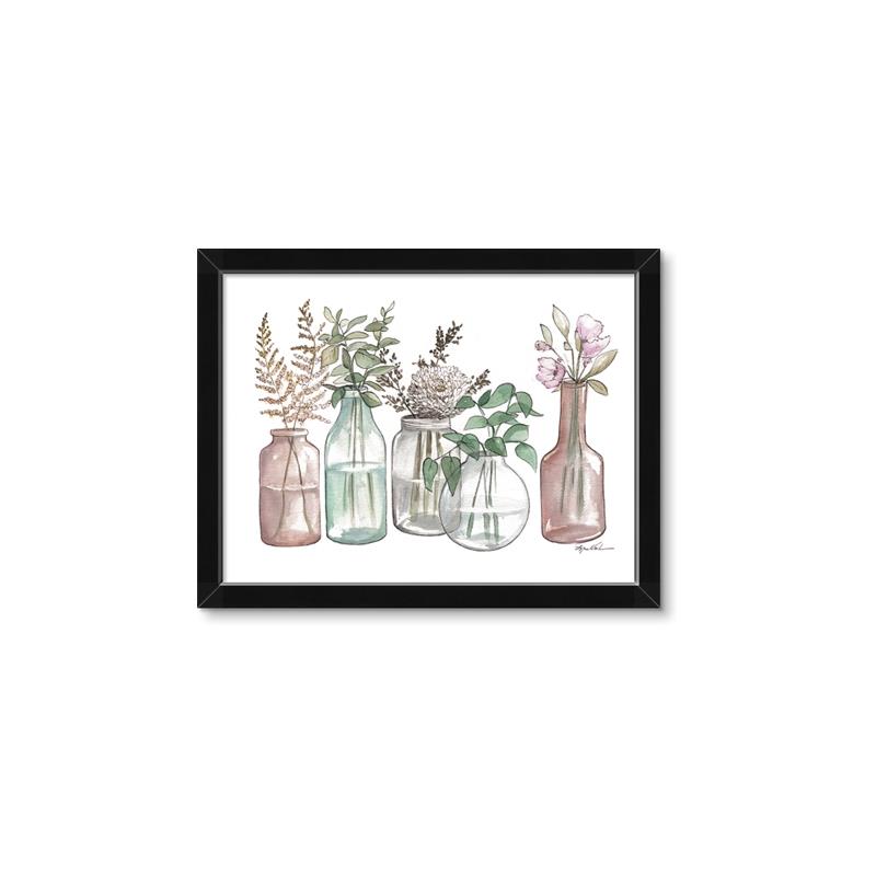Picture of Bottled Plants I _GroupedProduct_Rectangle_Landscape_Framed_Matted_