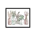 Picture of Bottled Plants I _GroupedProduct_Rectangle_Landscape_Framed_Matted_