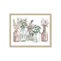 Picture of Bottled Plants I _GroupedProduct_Rectangle_Landscape_Framed_Matted_