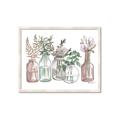 Picture of Bottled Plants I _GroupedProduct_Rectangle_Landscape_Framed_Matted_