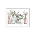 Picture of Bottled Plants I _GroupedProduct_Rectangle_Landscape_Framed_Matted_