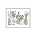 Picture of Bottled Plants I _GroupedProduct_Rectangle_Landscape_Framed_Matted_