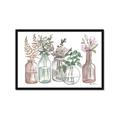 Picture of Bottled Plants I _GroupedProduct_Rectangle_Landscape_Framed_Matted_