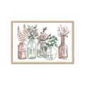 Picture of Bottled Plants I _GroupedProduct_Rectangle_Landscape_Framed_Matted_