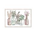 Picture of Bottled Plants I _GroupedProduct_Rectangle_Landscape_Framed_Matted_