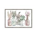 Picture of Bottled Plants I _GroupedProduct_Rectangle_Landscape_Framed_Matted_