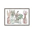 Picture of Bottled Plants I _GroupedProduct_Rectangle_Landscape_Framed_Matted_