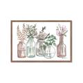 Picture of Bottled Plants I _GroupedProduct_Rectangle_Landscape_Framed_Matted_
