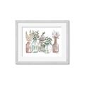 Picture of Bottled Plants I _GroupedProduct_Rectangle_Landscape_Framed_Matted_