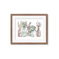 Picture of Bottled Plants I _GroupedProduct_Rectangle_Landscape_Framed_Matted_