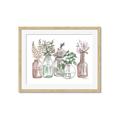 Picture of Bottled Plants I _GroupedProduct_Rectangle_Landscape_Framed_Matted_