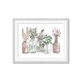 Picture of Bottled Plants I _GroupedProduct_Rectangle_Landscape_Framed_Matted_