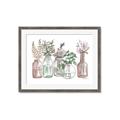 Picture of Bottled Plants I _GroupedProduct_Rectangle_Landscape_Framed_Matted_