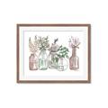 Picture of Bottled Plants I _GroupedProduct_Rectangle_Landscape_Framed_Matted_