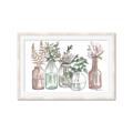 Picture of Bottled Plants I _GroupedProduct_Rectangle_Landscape_Framed_Matted_
