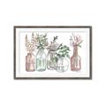 Picture of Bottled Plants I _GroupedProduct_Rectangle_Landscape_Framed_Matted_
