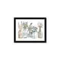 Picture of Bottled Plants Neutral I  _GroupedProduct_Rectangle_Landscape_Framed_Matted_