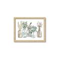 Picture of Bottled Plants Neutral I  _GroupedProduct_Rectangle_Landscape_Framed_Matted_
