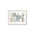 Picture of Bottled Plants Neutral I  _GroupedProduct_Rectangle_Landscape_Framed_Matted_