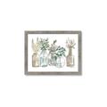 Picture of Bottled Plants Neutral I  _GroupedProduct_Rectangle_Landscape_Framed_Matted_