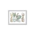Picture of Bottled Plants Neutral I  _GroupedProduct_Rectangle_Landscape_Framed_Matted_