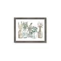Picture of Bottled Plants Neutral I  _GroupedProduct_Rectangle_Landscape_Framed_Matted_