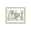 Picture of Bottled Plants Neutral I  _GroupedProduct_Rectangle_Landscape_Framed_Matted_