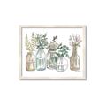 Picture of Bottled Plants Neutral I  _GroupedProduct_Rectangle_Landscape_Framed_Matted_