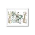 Picture of Bottled Plants Neutral I  _GroupedProduct_Rectangle_Landscape_Framed_Matted_