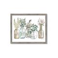 Picture of Bottled Plants Neutral I  _GroupedProduct_Rectangle_Landscape_Framed_Matted_