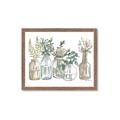 Picture of Bottled Plants Neutral I  _GroupedProduct_Rectangle_Landscape_Framed_Matted_