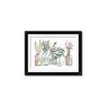 Picture of Bottled Plants Neutral I  _GroupedProduct_Rectangle_Landscape_Framed_Matted_