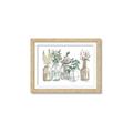 Picture of Bottled Plants Neutral I  _GroupedProduct_Rectangle_Landscape_Framed_Matted_