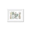 Picture of Bottled Plants Neutral I  _GroupedProduct_Rectangle_Landscape_Framed_Matted_