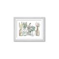 Picture of Bottled Plants Neutral I  _GroupedProduct_Rectangle_Landscape_Framed_Matted_