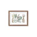 Picture of Bottled Plants Neutral I  _GroupedProduct_Rectangle_Landscape_Framed_Matted_